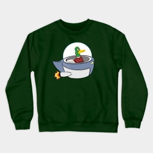 Space Duck Crewneck Sweatshirt